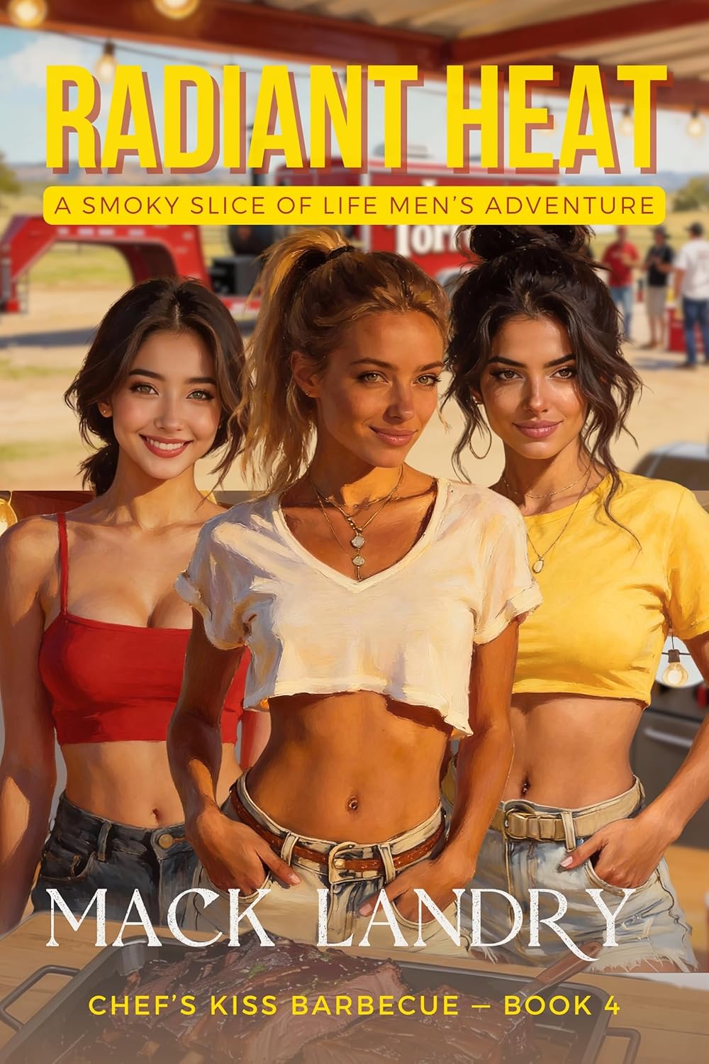 Radiant Heat: A Smoky Slice of Life Men’s Adventure (Chef’s Kiss Barbecue Book 4)